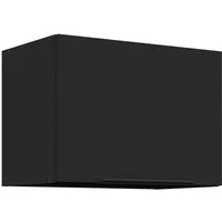 Küchen-Preisbombe Hängeschrank 50 cm Küche SIENA Schwarz Küchenzeile Küchenblock Einbauküche Höhe 36