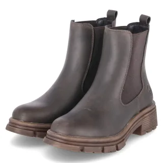 Rieker Chelsea Boots  Braun - Gr. 37 -  Textil und Synthetik