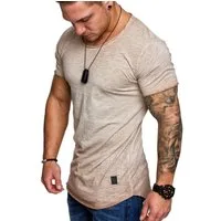Amaci&Sons T-Shirt TIJUANA Oversize T-Shirt mit Rundhalsausschnitt Herren Oversize Vintage Verwaschen Rundhalsausschnitt Shirt
