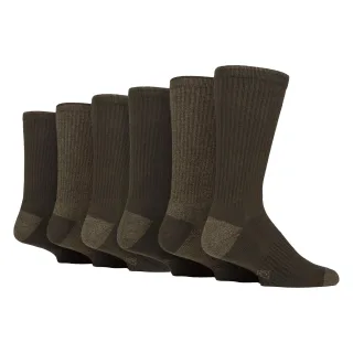 6 Paar Herren wasserabweisende mitteldicke Outdoorsocken für Wandern und Spaziergänge