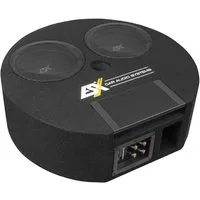 ESX DBX800Q 2x20 cm Dual-Bassreflex-System Reserveradmulde Auto-Subwoofer (400 W, max.: W 20 cm)