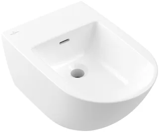 Villeroy & Boch Subway 3.0 Bidet, wandhängend, 375 x 560 mm, Stone White CeramicPlus 447000RW