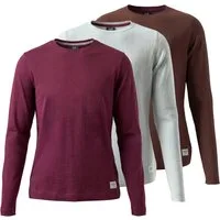 H.I.S Langarmshirt 3er Pack H.I.S Shirts in modischen Farben, Must-Have Basic (Packung, 3) 3 Basic Langarmshirts in Paket, hüftlang, Basic-Passform