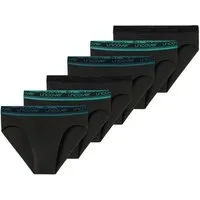 uncover by SCHIESSER Slip 6er Pack Cotton (Spar-Set, 6-St) Rio Slip / Unterhose - Baumwolle - ohne Eingriff - Atmungsaktiv