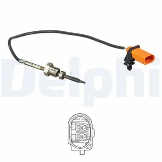 Delphi Abgastemperatursensor VW Crafter 2,5 TDI TS30171