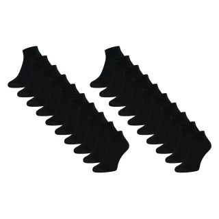 10-Pack Sneaker Sokken von Mario Russo in der farbe Schwarz und in größe 39-42.