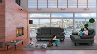 CALIA ITALIA 2-Sitzer "Cezanne, italienisches Design trifft erstklassigen Sitzkomfort, Leder" Edles Designsofa in besonders langlebigen & pflegeleichten Lederarten