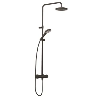 KLUDI-DIVE Dive X 3S Thermostat Dual Shower System mattschwarz 6907939-00