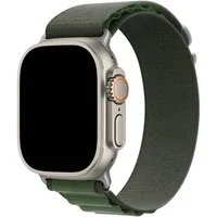 SmartUP Smartwatch-Armband für Apple Watch 11-1 / SE Ultra /3 Titan Alpine Nylon Ersatzband Sport, kompatibel mit allen Apple Watch Modellen, atmungsaktives Nylon