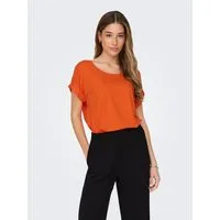 ONLY T-Shirt ONLMOSTER – Kurzarmshirt mit Aufschlag und klassischem Look Viskosemischung, regular fit