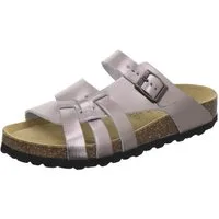 AFS-Schuhe 212292 Kralle Pantolette für Damen mit Fußbett, bequeme Sandalen aus Leder