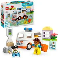 LEGO® Rettungswagen mit Fahrer (10447), LEGO DUPLO Town Konstruktionsspielsteine, (19 St), Made in Europe