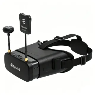 Eachine EV800DM FPV Goggles 5.8GHz 40CH 3 Inch 900*600 DVR HD Diversity with Varifocal Video Headset Build in 2000mAh Ba