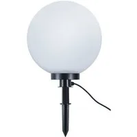 Reality Leuchten Kugelleuchte, LED wechselbar, Warmweiß, Ideen Gartenbeleuchtung Garten-kugeln Wegbeleuchtung Leuchtkugel Ø40cm