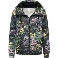 Ragwear Sweatjacke Fllawia Print modische Damen Zip-Jacke mit Allover-Print