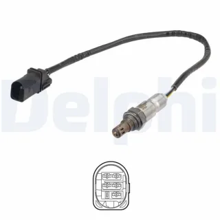 Delphi Lambdasonde vor Katalysator ES21377-12B1 Audi Q3 Seat Tarraco Skoda Kodiaq VW Tiguan Touran