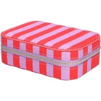 Giftcompany Schmuckablage Treasure Schmucketui S gestreift rot/lila 16cm