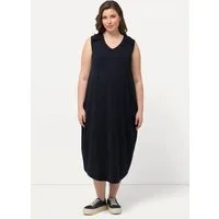 Ulla Popken Jerseykleid Kleid Stillfunktion Jersey Wickeloptik ärmellos Schwangerschaft