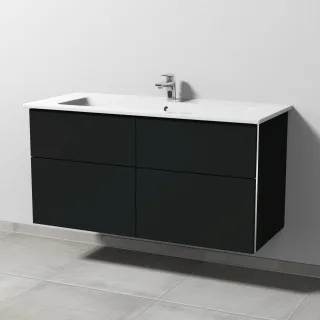 Sanipa 3way Keramik-Set Keramik-Waschtisch und Unterbau (BP327) BP3271V