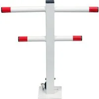TRIZERATOP Absperrpfosten Parkplatzsperre / Absperrprofsten H=60cm, B=55cm mit Profilzylinder (Parkplatzsperre / Absperrprofsten H=60cm, B=55cm mit Profilzylinder)