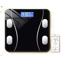 Trizand Personenwaage 8-in-1 Körperfett Analysen Waage bis zu 180 Kg mit App, Personenwaage mit 8 Funktionen, 1x Körperanalysen Waage, Analytische Personenwaage mit 8-in-1 Funktion