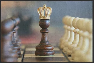 Fussmatte Schach 10328 | Größe: 60 cm x 45 cm