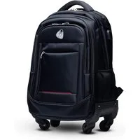 BLITZER Business-Trolley Business Rucksack mit Trolley Funktion 40L oder 60L, externe USB-Schnittstelle integriert