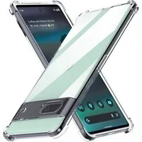 MSM Handyhülle Hülle für Google Pixel 6A Silikon Schutzhülle TPU Tasche Klar Slim