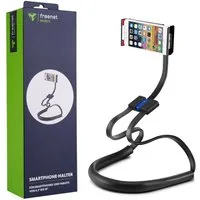 freenet TV Tablet-Halterung Basics Handy-Halterung Nackenhalterung, (Hals Halter Smartphone Tablet POV VLOG Selfie Bett 360-Grad)