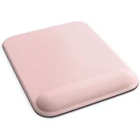 CSL Gaming Mauspad Office Gel Mousepad mit Handgelenkpolster 225 x 280 x 20 mm, Handballenauflage, Gelpolster ergonomisch, abwaschbar, rosa