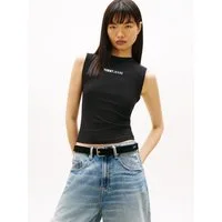 Tommy Jeans T-Shirt TJW SLIM ESS LOGO 2 RIB TANK mit gerippter Struktur