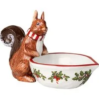Villeroy & Boch Schale Toy's Fantasy Eichhörnchen mit Schale 20x10x12cm, Hartporzellan, (Schüsseln & Schalen)