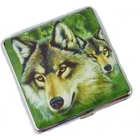 Westernlifestyle Aufbewahrungsbox Zigarettenetui Wolf Adler