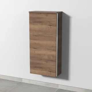 Sanipa 3way Mittelschrank mit 1 Tür, Eiche-Tabak, BR17050 BR17050