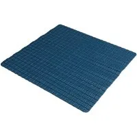 Urban Living Duschmatte Antirutsch-Badmatte Badvorleger Dusch- Bad-Matte, rutschhemmend, mit Saugnäpfen, Wasserablauflöcher, strapazierfähig, leicht zu reinigen, Gummi, quadratisch, 55 x 55 cm Duschwannen Badezimmermatte