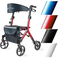 MOBILITY Plus+ Rollator DR10+, Gehwagen im Trend-Design - klappbar, höhenverstellbar u, inkl. Tasche