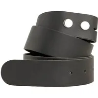shenky Ledergürtel Wechselgürtel schwarz Bundweite 95cm Druckknöpfe Gürtel ohne Schnalle (ohne Schließe, Schnalle zum Wechseln) Druckknopf