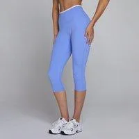 MP Damen Tempo Contrast Capri - Kornblumenblau - L