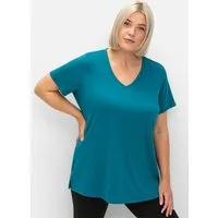 Sheego Trainingsshirt Funktionsshirt Kurzarm