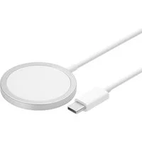 Firelia MagSafe Ladegerät 15W USB-C Smartphone-Ladegerät (Induktive Ladefunktion für iPhone, 1 Meter, Weiß)