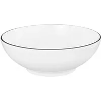 Seltmann Weiden Dessertschale Lido Black Line, Porzellan, (1-tlg), Dessertschale rund 15 cm