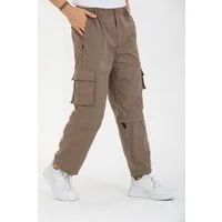 Kendindza Collection Cargohose Herren Zipp Off Cargohose Dehnbund Arbeit Hose Rangerhose Cargo Hose Gummibund elastisch, abnehmbare Beine, 6 Taschen
