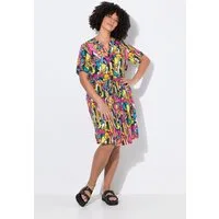 Angel of Style Jerseykleid Kleid A-Linie Alloverdruck elastische Taille