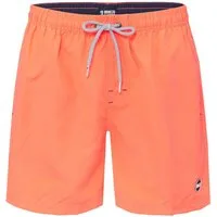 HAPPY SHORTS Badehose HAPPY SHORTS Herren Badeshorts Strandshorts Rotorange Short S - XXL