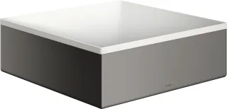Hansgrohe Aufsatzwaschtisch AXOR Suite Basins&Bathtubs 285x285mm o.Hl.Ül weiss/polished black chrome 42002330