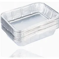 TK Gruppe Tropfschale 20x Aluminiumschale – Fettauffangschale & Tropfschale für Grill, für für Elektro- und Gasgrills, (20er Set), Bis zu 600°C erhitzbar
