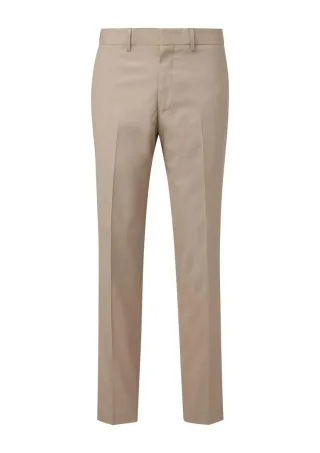 s.Oliver BLACK LABEL - Elastische Anzughose beige - Gr. - 48