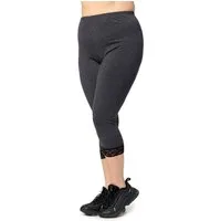Merry Style Leggings Große Größen Damen 3/4 Länge mit Spitze aus Baumwolle MS10-458 (1-tlg)
