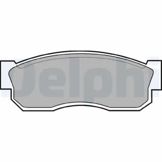 Delphi Bremsbel?ge vorne Nissan Cherry Sunny Subaru Justy Libero