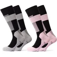 OCCULTO Skisocken Damen Kompressions Skisocken 2er Pack (Model: Taylor) (2-Paar)